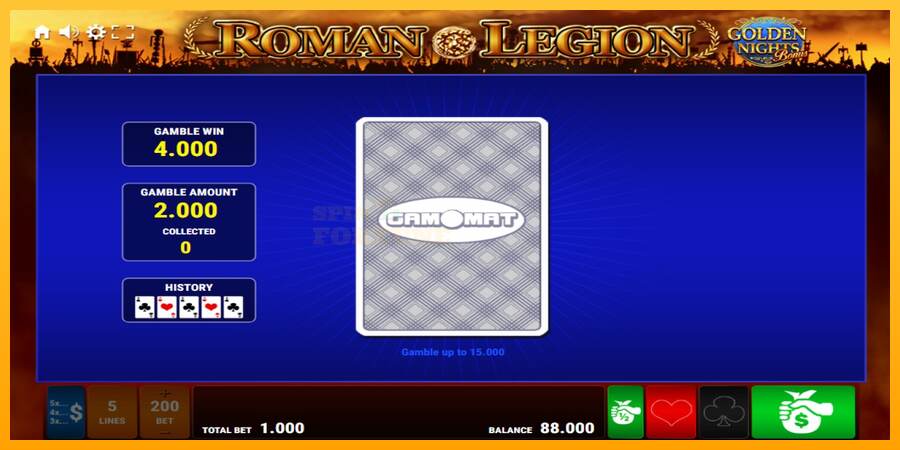 Roman Legion Golden Nights mesin permainan untuk uang, gambar 4