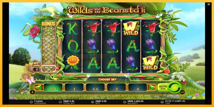 Wilds and the Beanstalk mesin permainan untuk uang, gambar 2