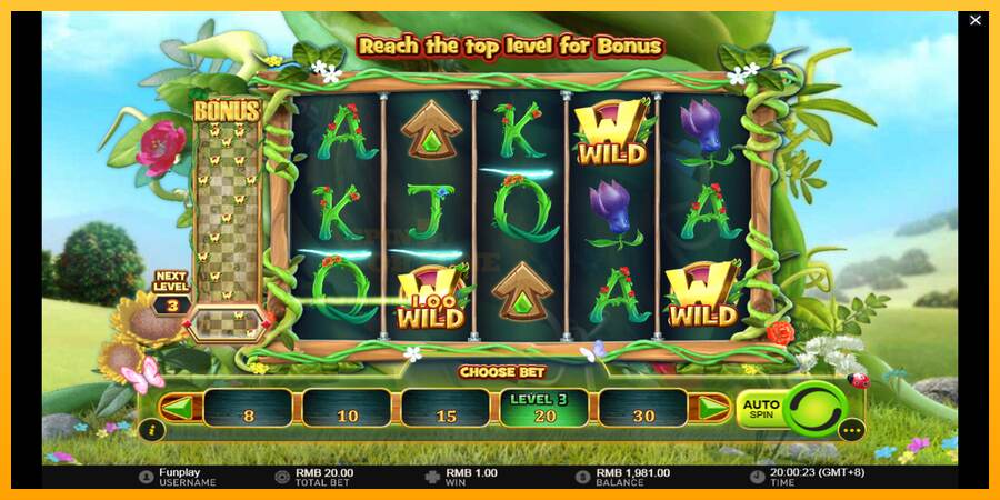 Wilds and the Beanstalk mesin permainan untuk uang, gambar 3