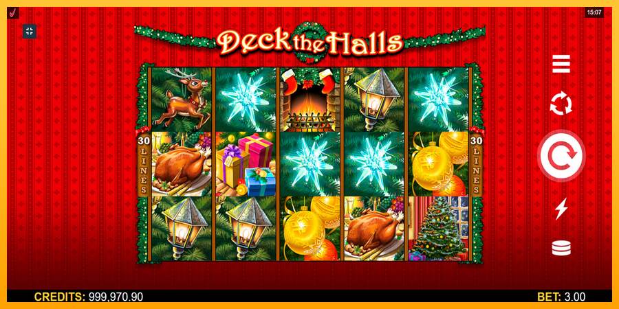 Deck The Halls mesin permainan untuk uang, gambar 1