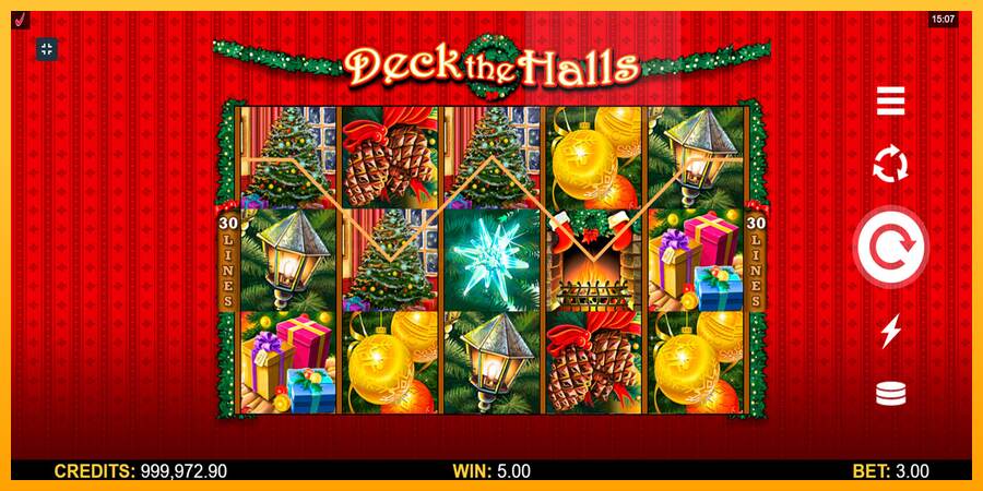 Deck The Halls mesin permainan untuk uang, gambar 2