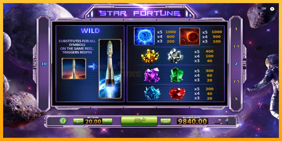 Star Fortune mesin permainan untuk uang, gambar 6