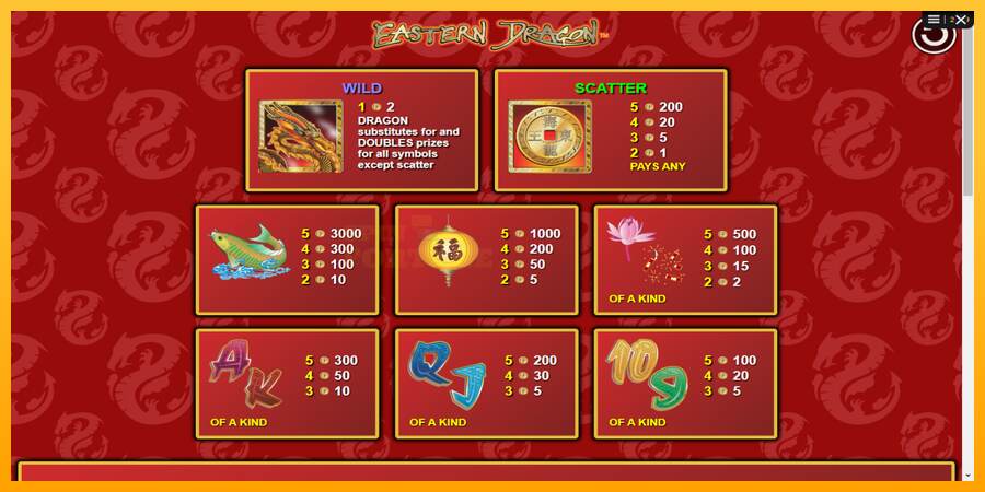 Eastern Dragon mesin permainan untuk uang, gambar 5