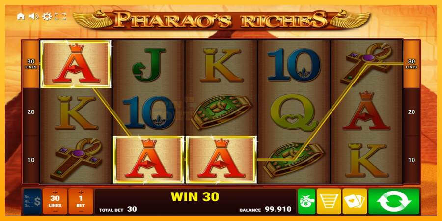 Pharaos Riches mesin permainan untuk uang, gambar 2