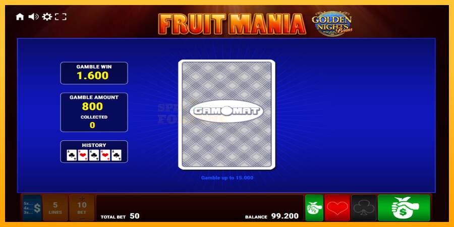 Fruit Mania Golden Nights mesin permainan untuk uang, gambar 4