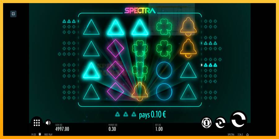 Spectra mesin permainan untuk uang, gambar 3