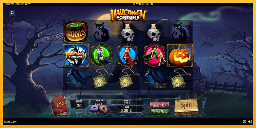 Halloween Fortune mesin permainan untuk uang, gambar 1