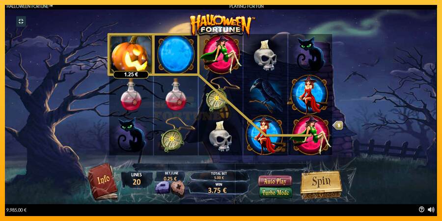 Halloween Fortune mesin permainan untuk uang, gambar 3