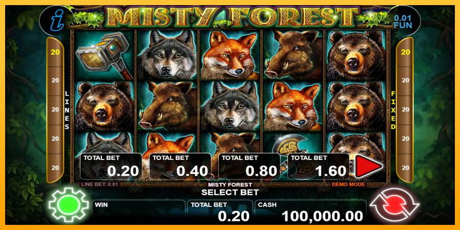 Misty Forest mesin permainan untuk uang, gambar 1