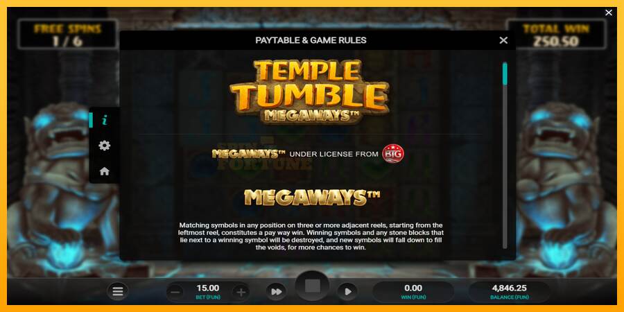 Temple Tumble mesin permainan untuk uang, gambar 6