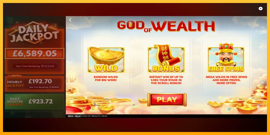 God of Wealth mesin permainan untuk uang, gambar 1