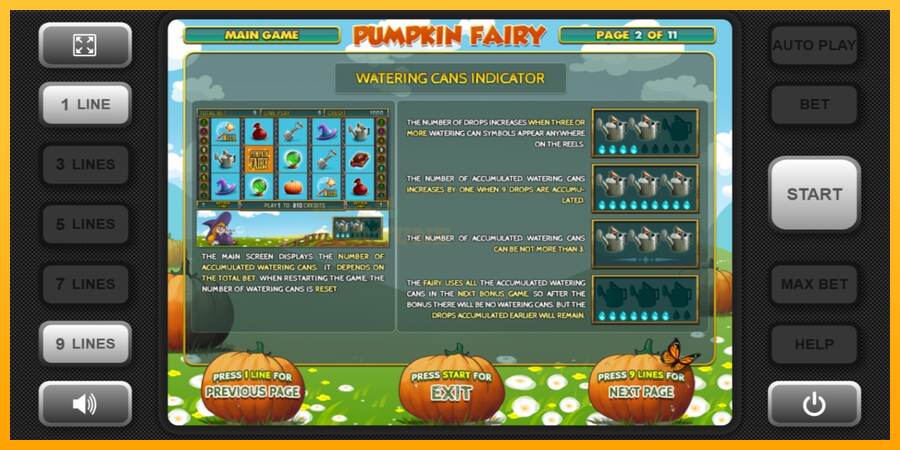 Pumpkin Fairy mesin permainan untuk uang, gambar 5