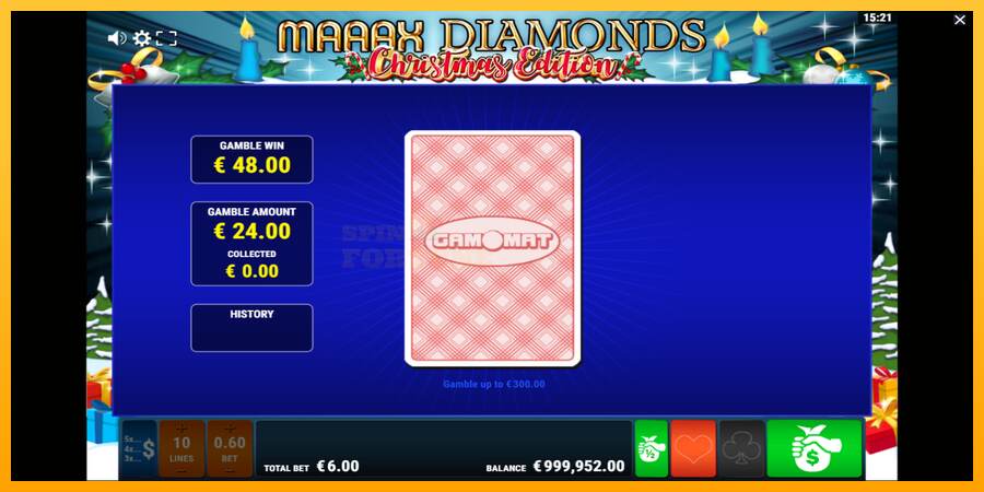 Maaax Diamonds Christmas Edition mesin permainan untuk uang, gambar 4