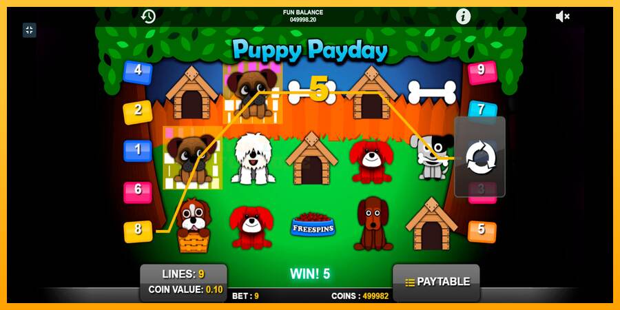 Puppy Payday mesin permainan untuk uang, gambar 3