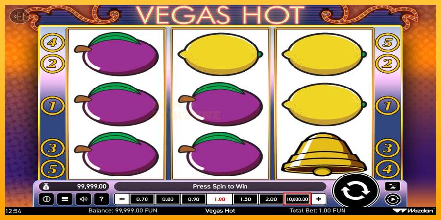 Vegas Hot mesin permainan untuk uang, gambar 1