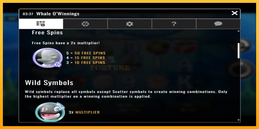 Whale O’Winnings mesin permainan untuk uang, gambar 3