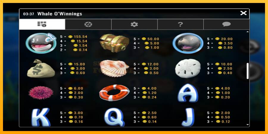 Whale O’Winnings mesin permainan untuk uang, gambar 4