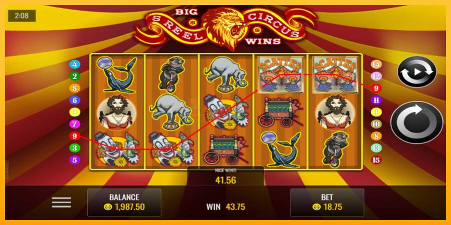 5 Reel Circus mesin permainan untuk uang, gambar 2