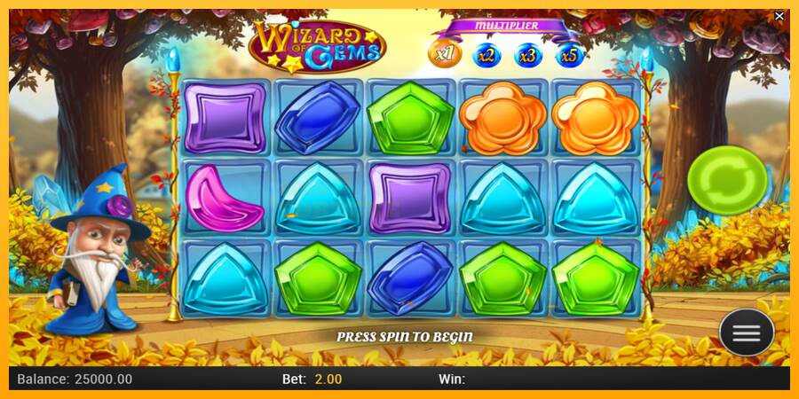 Wizard of Gems mesin permainan untuk uang, gambar 1