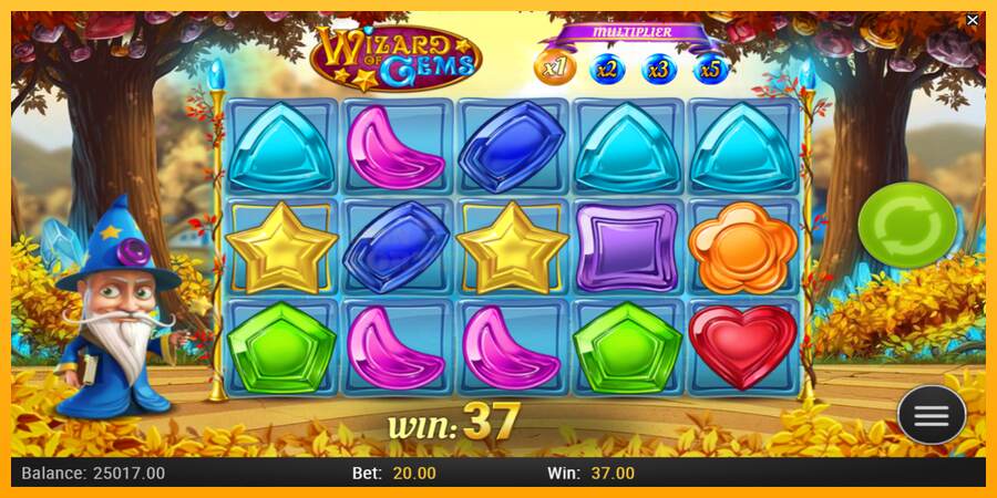 Wizard of Gems mesin permainan untuk uang, gambar 3