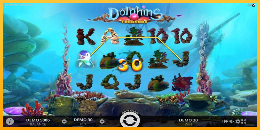 Dolphins Treasure mesin permainan untuk uang, gambar 3