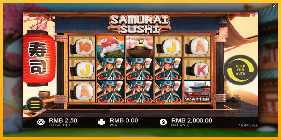 Samurai Sushi mesin permainan untuk uang, gambar 2