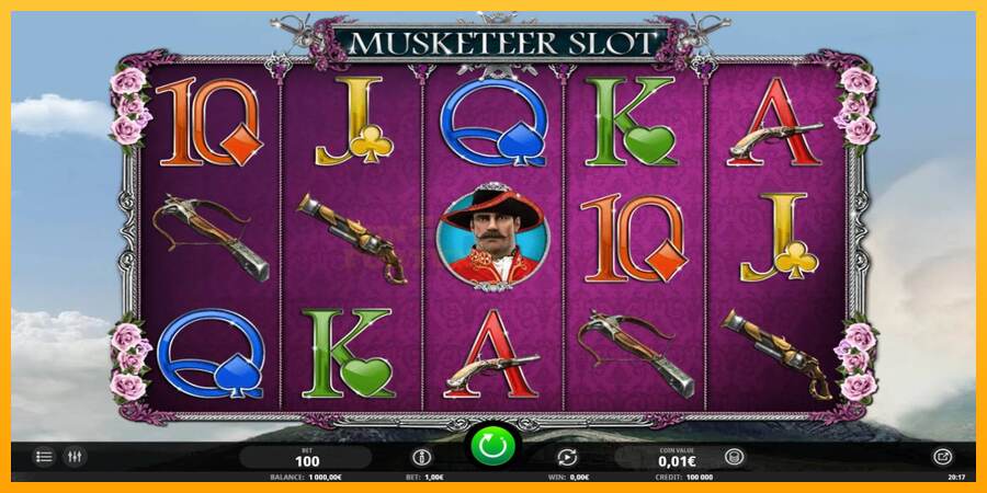 Musketeer Slot mesin permainan untuk uang, gambar 2