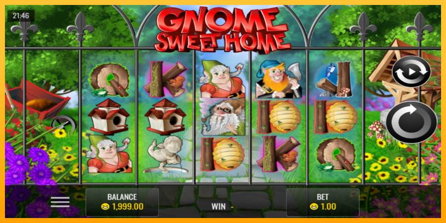 Gnome Sweet Home mesin permainan untuk uang, gambar 1