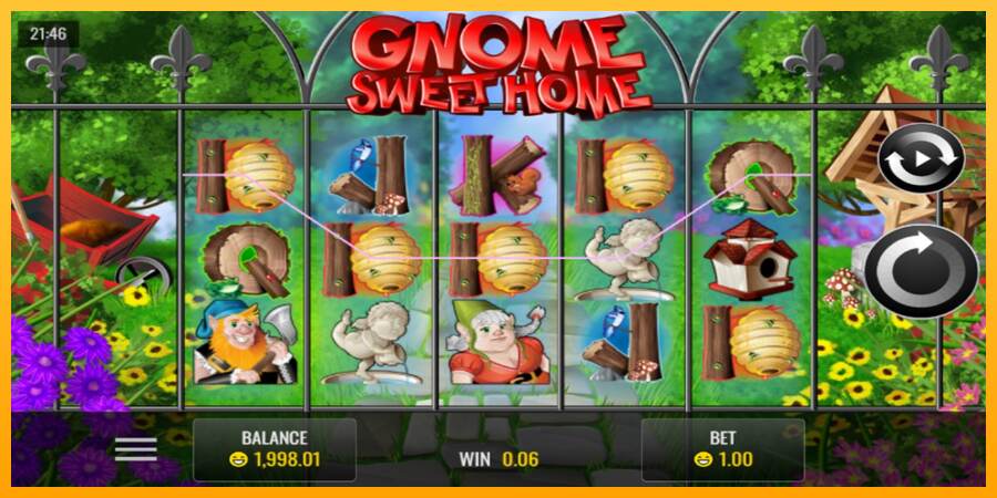 Gnome Sweet Home mesin permainan untuk uang, gambar 2