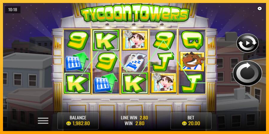 Tycoon Towers mesin permainan untuk uang, gambar 3