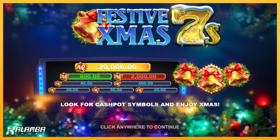 Festive Xmas 7s mesin permainan untuk uang, gambar 1