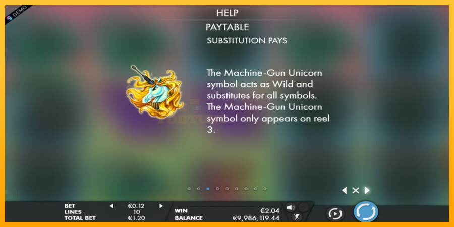 Machine Gun Unicorn mesin permainan untuk uang, gambar 3