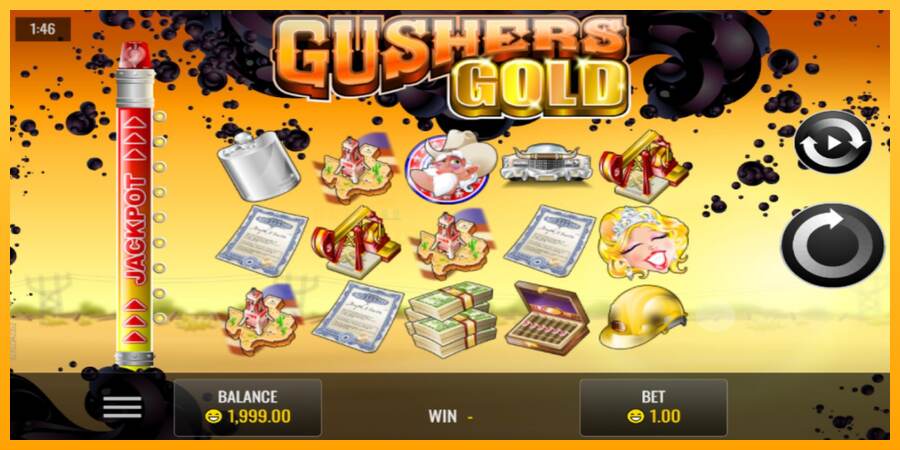 Gushers Gold mesin permainan untuk uang, gambar 1