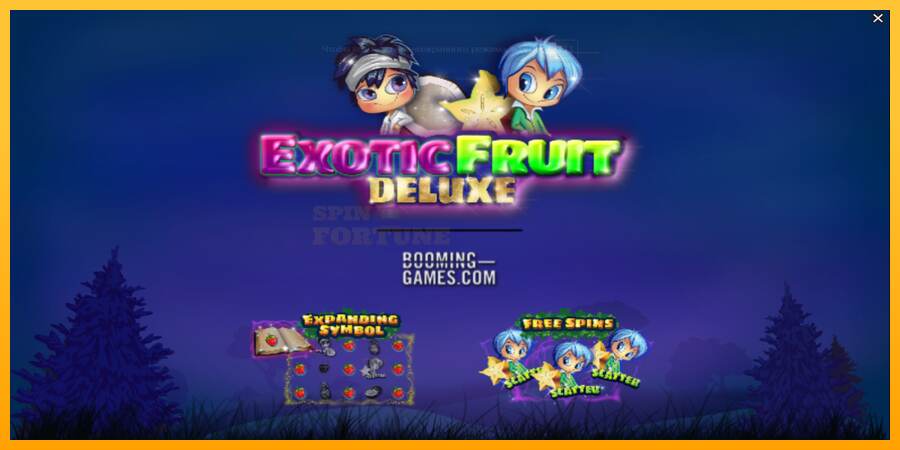 Exotic Fruit Deluxe mesin permainan untuk uang, gambar 1