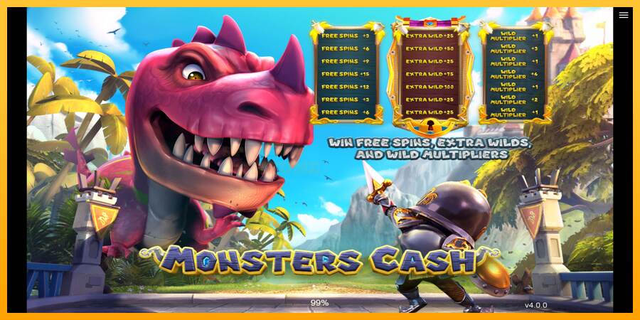 Monsters Cash mesin permainan untuk uang, gambar 1