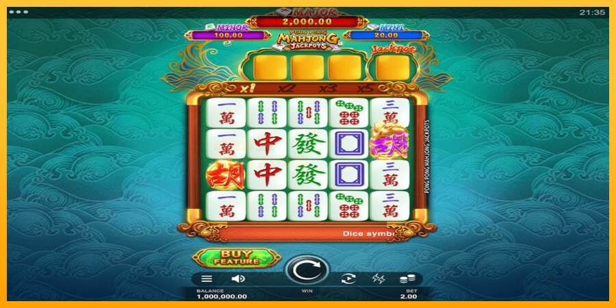 Pong Pong Mahjong Jackpots mesin permainan untuk uang, gambar 1