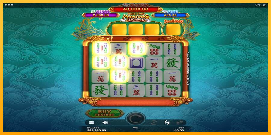 Pong Pong Mahjong Jackpots mesin permainan untuk uang, gambar 2