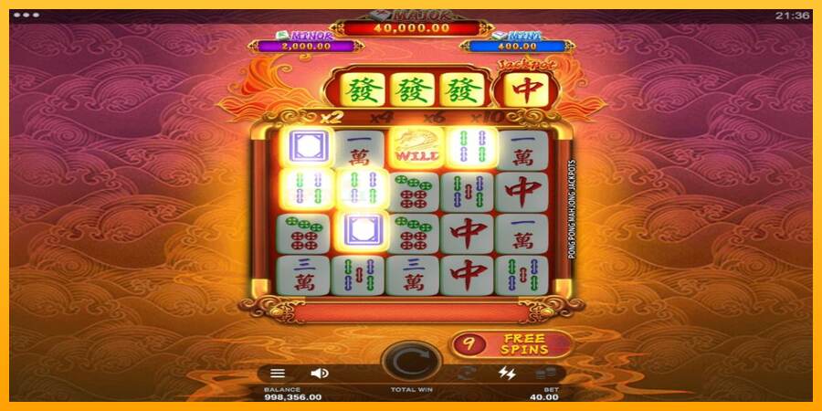 Pong Pong Mahjong Jackpots mesin permainan untuk uang, gambar 5