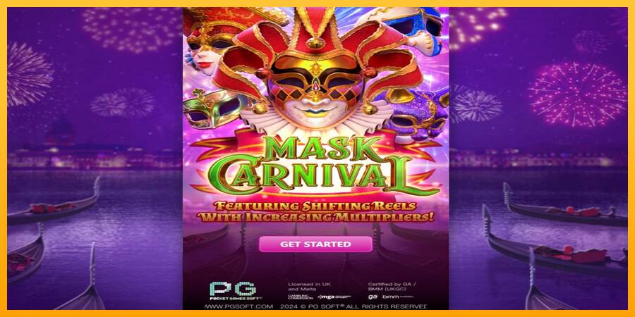 Mask Carnival mesin permainan untuk uang, gambar 1