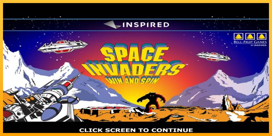 Space Invaders Win and Spin mesin permainan untuk uang, gambar 1