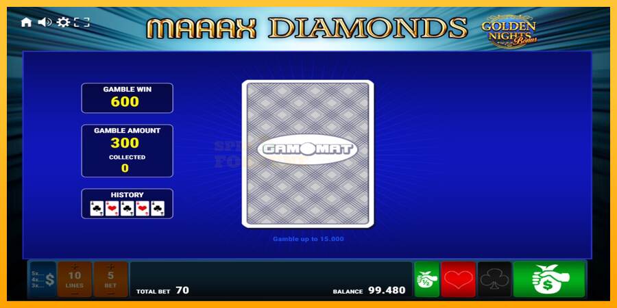 Maaax Diamonds Golden Nights mesin permainan untuk uang, gambar 5