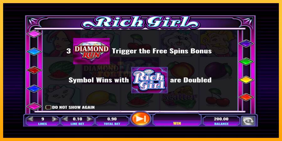 She’s a Rich Girl mesin permainan untuk uang, gambar 1