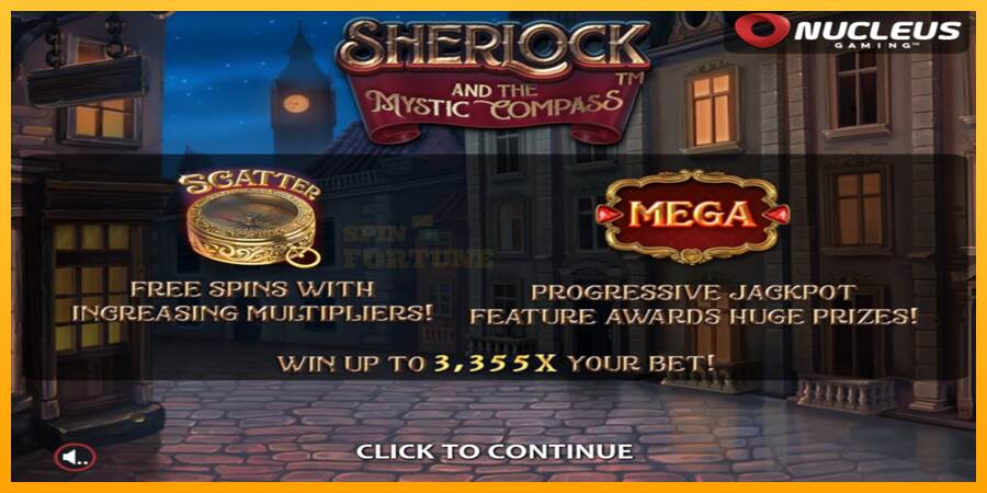 Sherlock and the Mystic Compass mesin permainan untuk uang, gambar 1