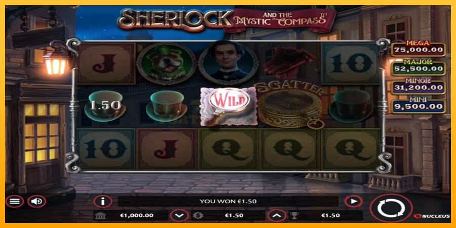 Sherlock and the Mystic Compass mesin permainan untuk uang, gambar 3