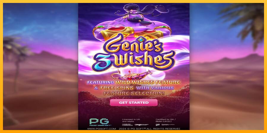 Genies 3 Wishes mesin permainan untuk uang, gambar 1