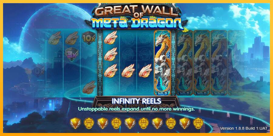 Great Wall of Meta Dragon mesin permainan untuk uang, gambar 1