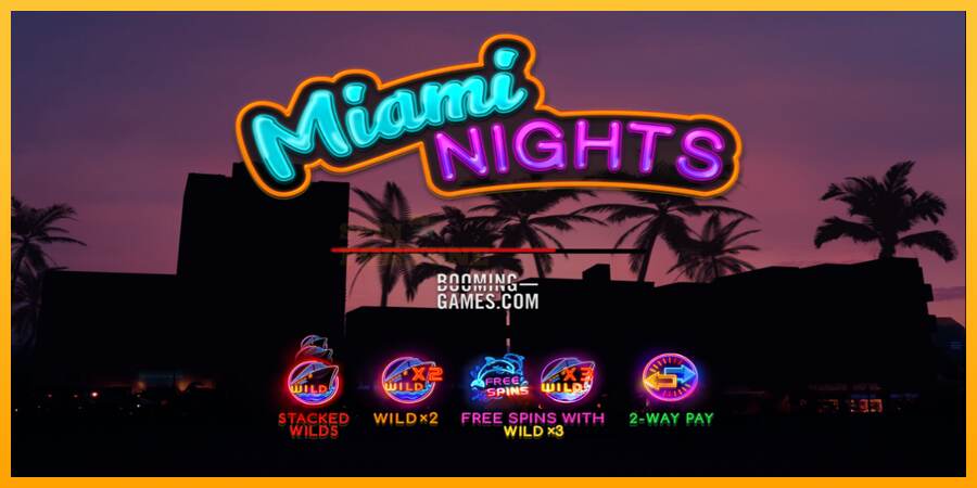 Miami Nights mesin permainan untuk uang, gambar 1