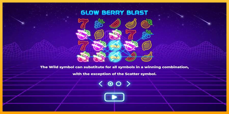 Glow Berry Blast mesin permainan untuk uang, gambar 1