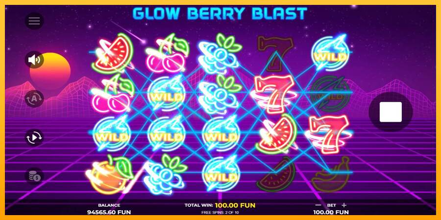 Glow Berry Blast mesin permainan untuk uang, gambar 4