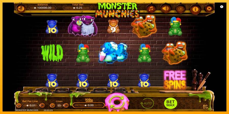 Monster Munchies mesin permainan untuk uang, gambar 2